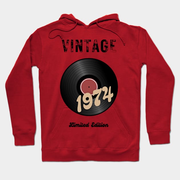 Vintage Limited Edition 1974 Hoodie by Lytaccept